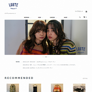 ★L's Group Information★ ECサイト「LOUTE」 アパレル商品の販売を再開!
